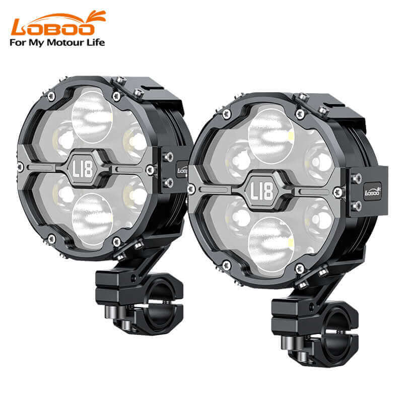 Faretti Moto L18 Loboo: Illuminazione LED Potente per Ogni Avventura