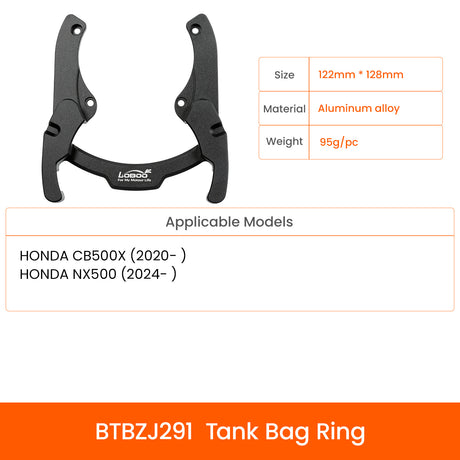 Expandable tank bag 4.5 - 6.5L