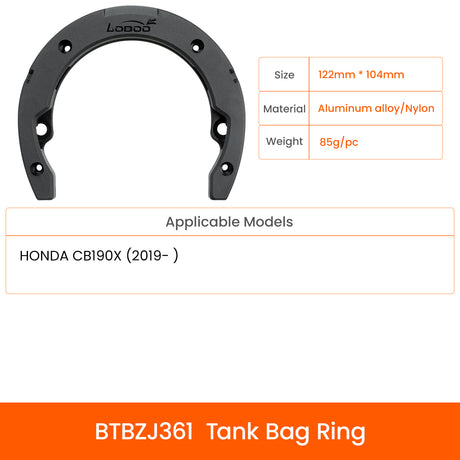 Expandable tank bag 4.5 - 6.5L