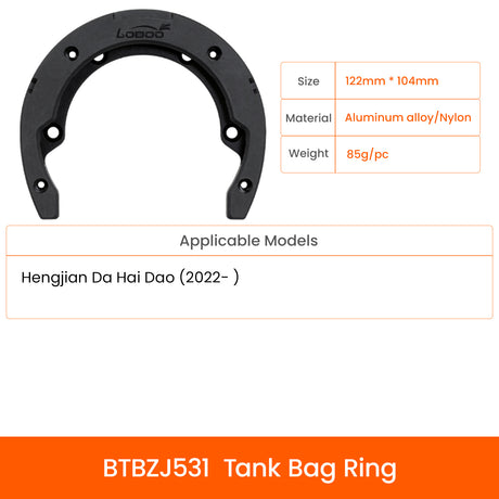 Expandable tank bag 4.5 - 6.5L