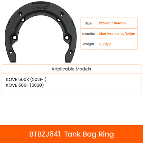 Expandable tank bag 4.5 - 6.5L