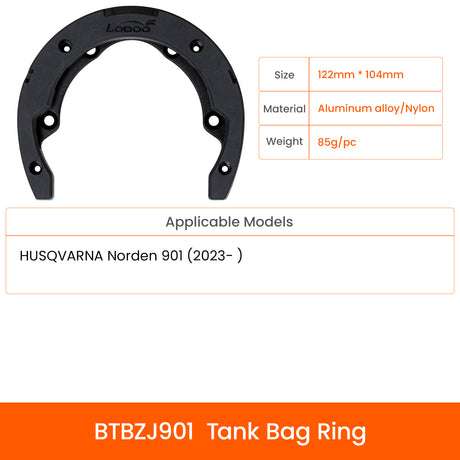Expandable tank bag 4.5 - 6.5L
