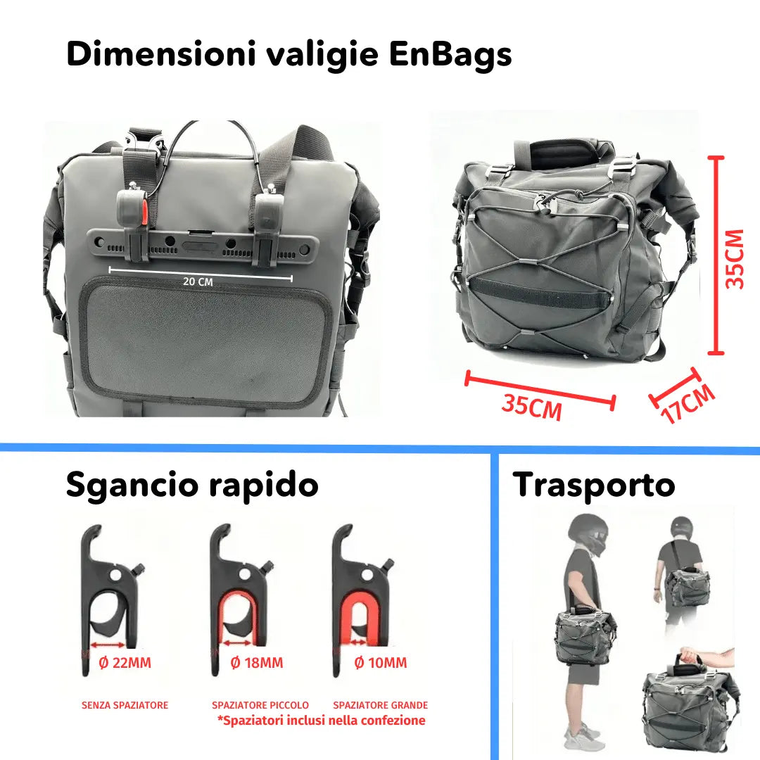 Valigia semirigida laterale Enbags